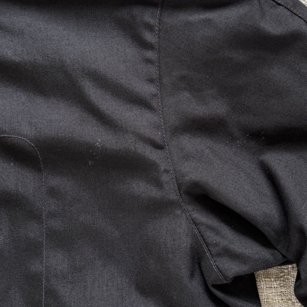 Banana Republic Black Canvas Coat Men XL Vintage Y2K Utility Hooded Outdoor Work - Picture 13 of 13